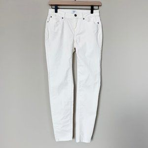 White Lightweight Stretch Corduroy Pant - 0 Petite